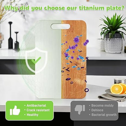 Titanium Cutting Board  لوح التقطيع المصنوع من التيتانيوم