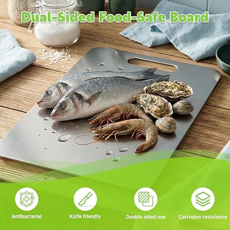 Titanium Cutting Board  لوح التقطيع المصنوع من التيتانيوم